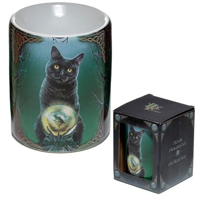 Lisa Parker Bruciatore a olio per gatti L'ascesa delle streghe in ceramica