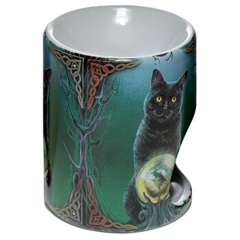 Lisa Parker Ceramic Rise of the Witches Cat Brûleur à mazout 3
