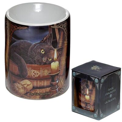 Bruciatore a olio per gatti Lisa Parker in ceramica The Witching Hour