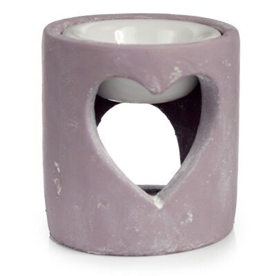 Lilac Eden Concrete Industrial Style Heart Cut-Out