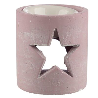 Pink Eden Christmas Star Concrete Oil Burner