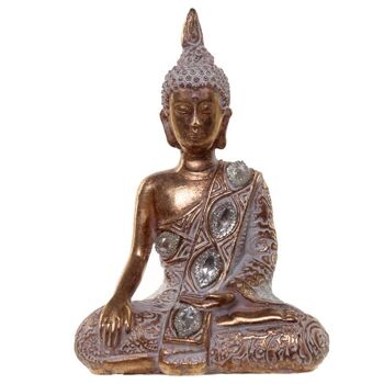 Bouddha Thaï Or et Blanc - Méditation 4