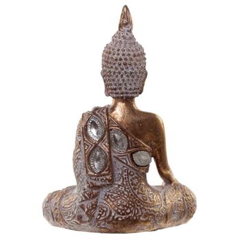 Bouddha Thaï Or et Blanc - Méditation 5
