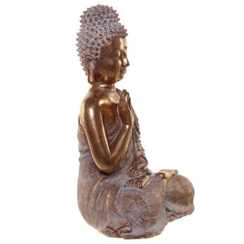 Bouddha Thaï Or et Blanc - Sérénité 8