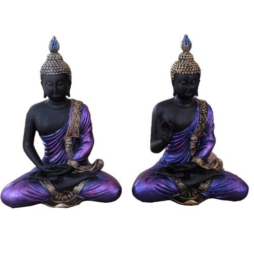 Black and Purple Thai Buddha Lotus