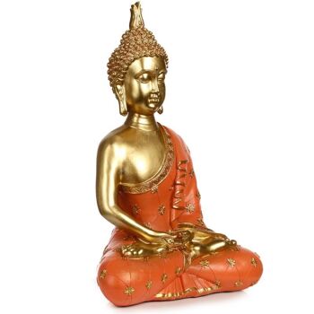 Bouddha Thaï Or et Orange - Illumination 4