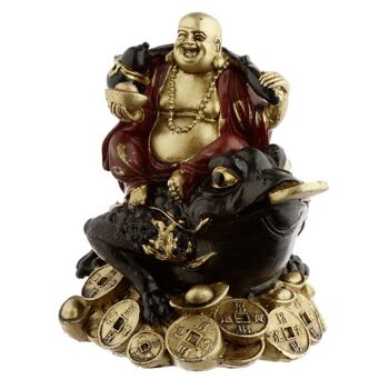 Bouddha sur le crapaud de la richesse 3