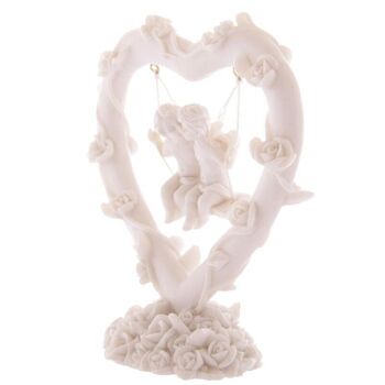 Swinging Rose Heart Love Chérubins 2