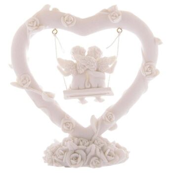 Swinging Rose Heart Love Chérubins 4