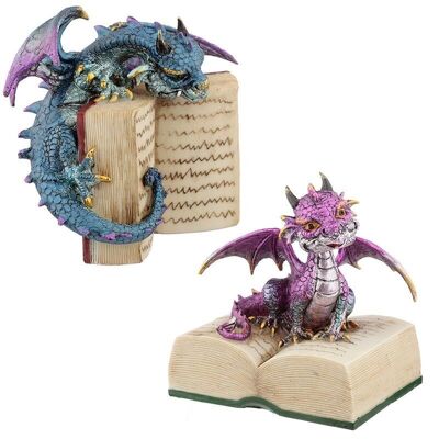 Elements Dragon with Book