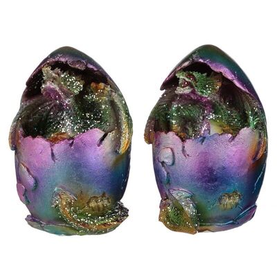 Rainbow Dragon Metallic Hatching Egg