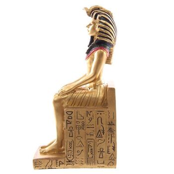 Ramsès II assis sur le trône hiéroglyphique 4
