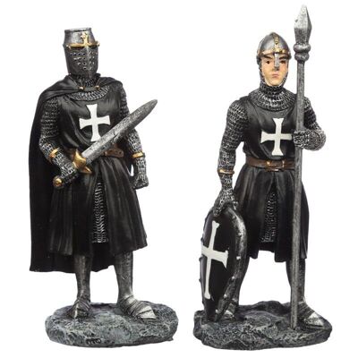 Chevalier noir avec épée petite figurine