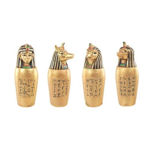 Gold Egyptian Canopic Jar