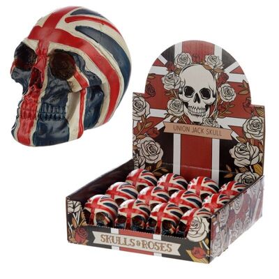 Union Flag Skull Head Decoration