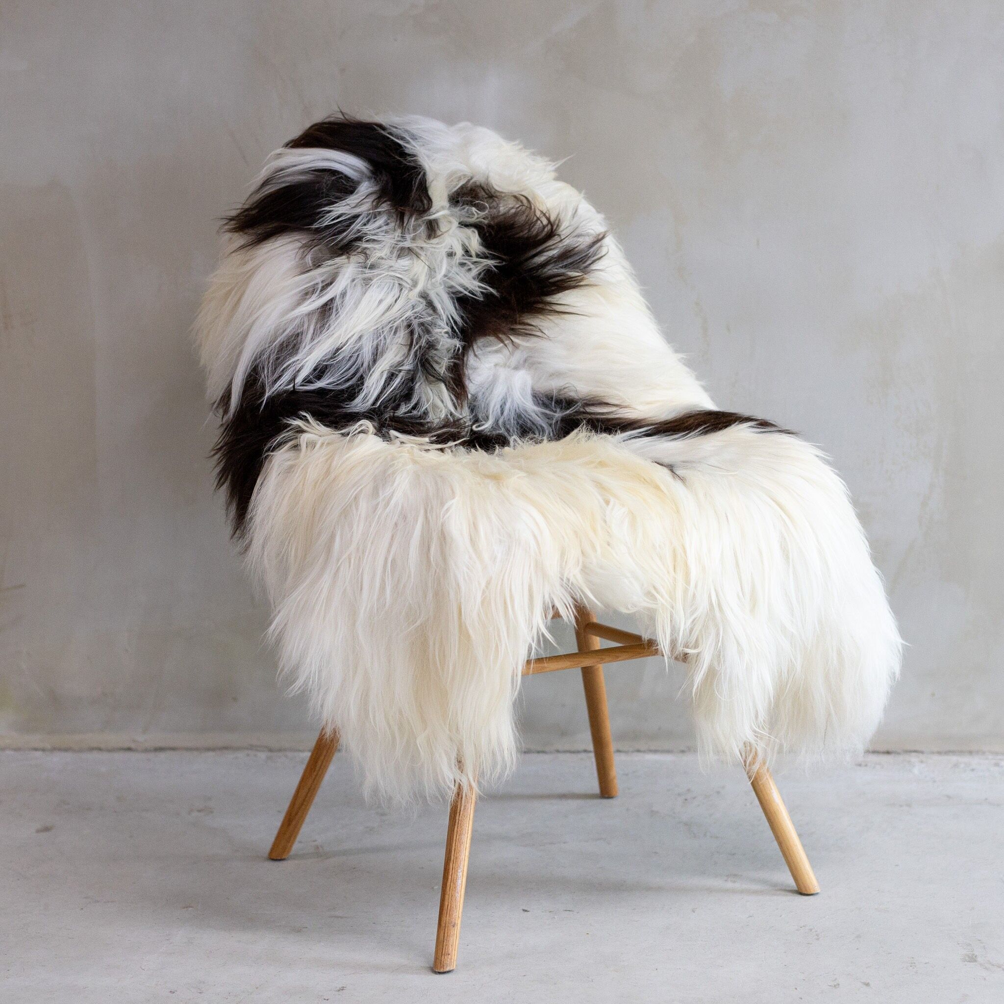 Pelle di pecora islandese - Maculata naturalmente