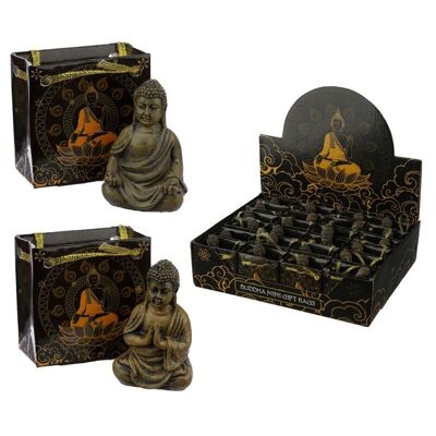 Thailändische Buddha-Figur in einer Mini-Geschenktüte
