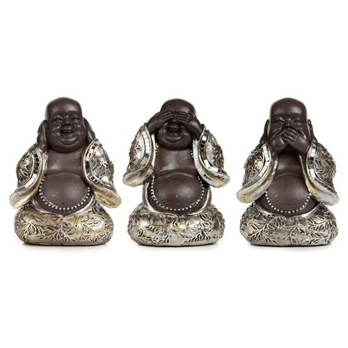Chinese Buddha Set of 3 Speak No See No Hear No Evil
