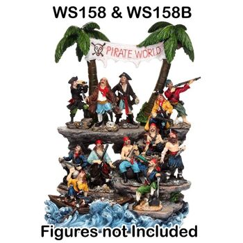 Présentoir de figurines du monde des pirates 2