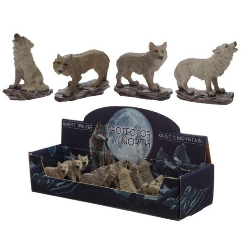 Protector of the North Spirit of the Mountain Wolf Figures