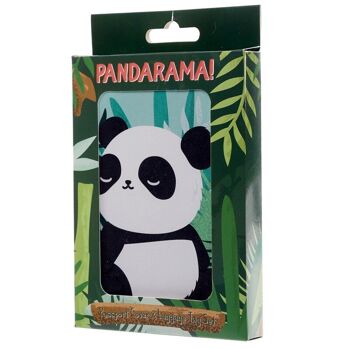 Ensemble porte-passeport et étiquette de bagage Pandarama 3