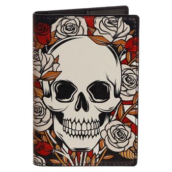 Skulls & Roses Porte-passeport et porte-cartes et étiquette de bagage 3