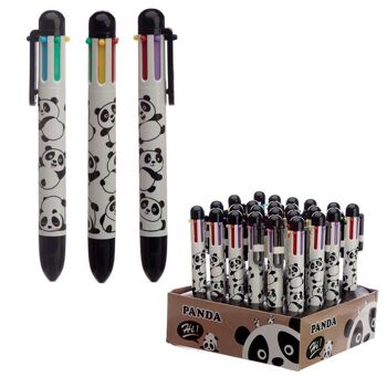 Stylo Multicolore Panda (5 Couleurs) 5