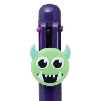 Stylo Monstarz Monster Multicolore avec Charm (6 Couleurs) 3