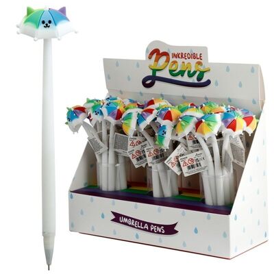 Bolígrafo de punta fina Rainbow Kitty Umbrella