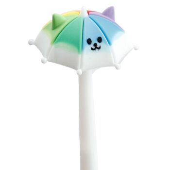 Stylo à pointe fine Rainbow Kitty Umbrella 3