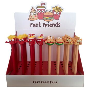 Fast Friends Fast Food Stylo à pointe fine 1
