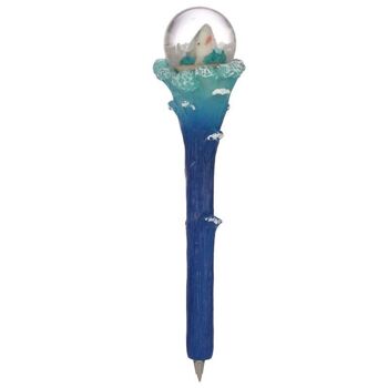 Shark Snow Globe Topper Pen 2