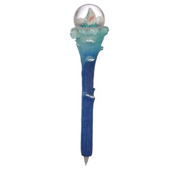 Shark Snow Globe Topper Pen 7