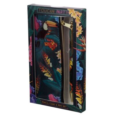 Estuche para lápices y bolígrafo Toucan Party