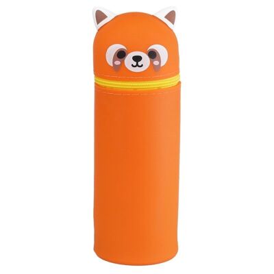 Adoramals Red Panda Silicone Upright Pencil Case