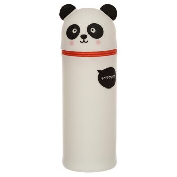 Étui à crayons vertical en silicone Adoramals Panda 1