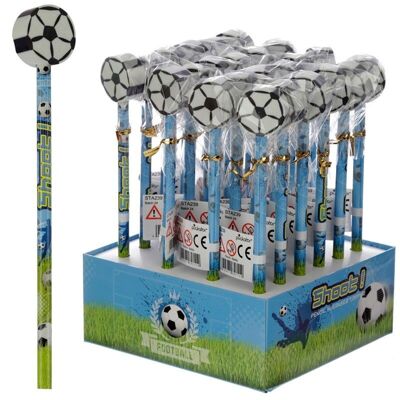 Football Pencil with Eraser Topper