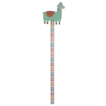 Oh My Llama Crayon avec Gomme Topper 5