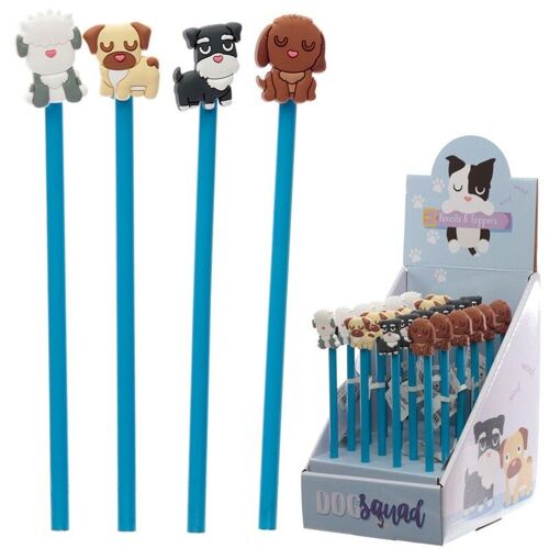 Dog Squad Pencil with PVC Topper