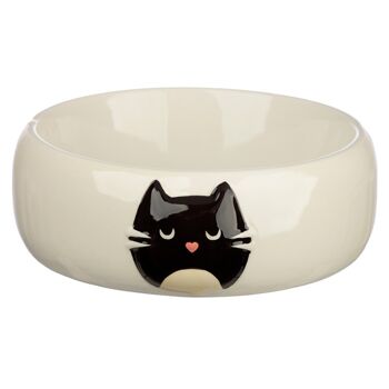 Bol à eau en céramique pour animaux de compagnie Feline Fine Cat 2