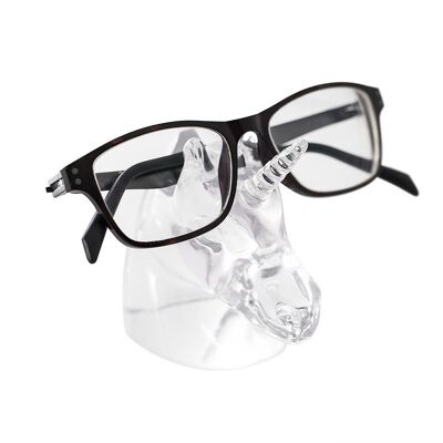 Brillenhalter, Einhorn, transparent