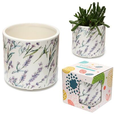 Vaso per piante da interno in ceramica Lavender Fields - Grande
