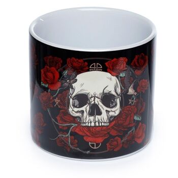 Pot de Fleurs d'Intérieur en Céramique Skulls & Roses - Petit 2