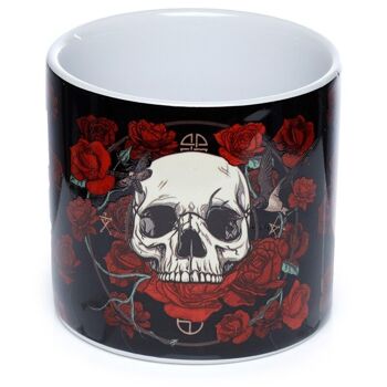 Pot de Fleurs d'Intérieur en Céramique Skulls & Roses - Petit 9