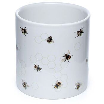Pot de fleurs d'intérieur en céramique The Nectar Meadows Bee - Grand 2