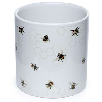Pot de fleurs d'intérieur en céramique The Nectar Meadows Bee - Grand 3