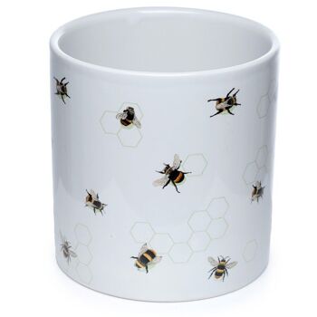 Pot de fleurs d'intérieur en céramique The Nectar Meadows Bee - Grand 10