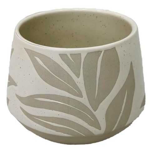 Florens Hesperantha Cream Stoneware Indoor Plant Pot - Small