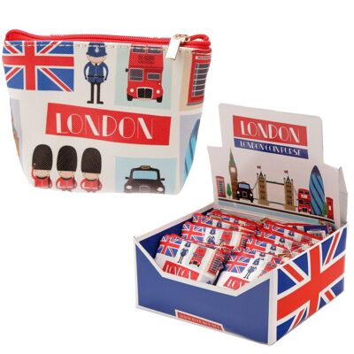 Monedero de PVC London Icons