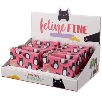 Porte-monnaie en PVC Feline Fine Cat 5